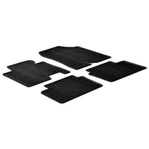 Tapetes de Borracha Hyundai i30 / Kia Cee'd 2012-2015 (T profile 4 Tapetes + Clips de encaixe)