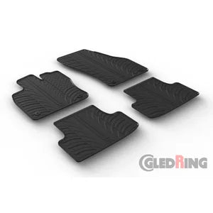 Tapetes de Borracha Seat Ateca / Cupra Ateca 5/2016- (T profile 4 Tapetes + Clips de encaixe)