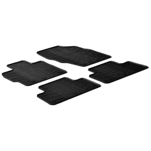 Tapetes de Borracha Mazda CX-7 petrol 2007- (T profile 4 Tapetes + Clips de encaixe)