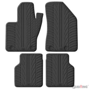 Tapetes de Borracha Jeep Compass 5/2017- (T profile 4 Tapetes + Clips de encaixe)