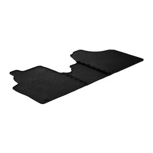 Tapetes de Borracha Citroen Jumpy / Peugeot Expert / Fiat Scudo 2007-2016 (Cargo) (TK profile 3-pieces + Clips de encaixe)