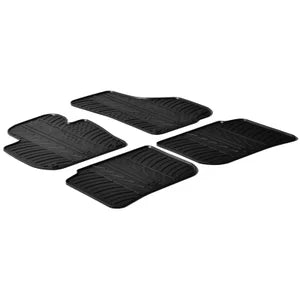 Tapetes de Borracha Skoda SuperB 2008-2015 (T profile 4 Tapetes + Clips de encaixe)