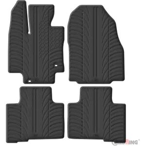 Tapetes de Borracha Toyota Highlander incl. Hybrid 2021- (T profile 4 Tapetes + Clips de encaixe)