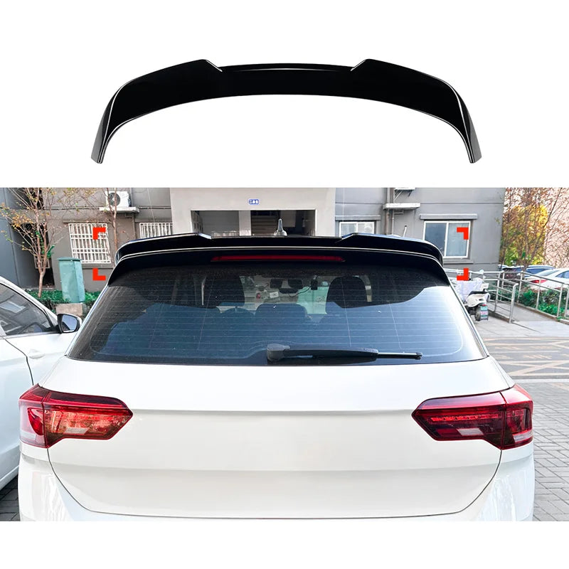 Spoiler Aileron para Volkswagen T-Roc (A11) 2017- (ABS Glossy Black)
