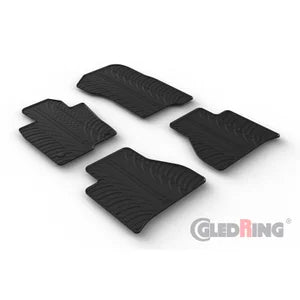 Tapetes de Borracha Mercedes X-Class (W470) 2017-2020 (T profile 4 Tapetes + Clips de encaixe)
