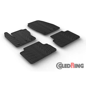 Tapetes de Borracha Ford C-Max 2015- (T profile 4 Tapetes + Clips de encaixe)