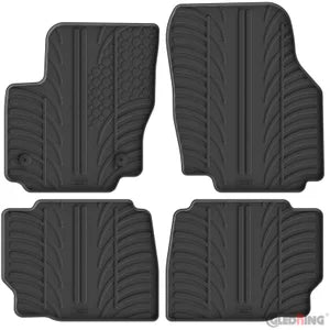 Tapetes de Borracha Ford Mondeo 5 portas 2007-2011 (T profile 4 Tapetes + Clips de encaixe)