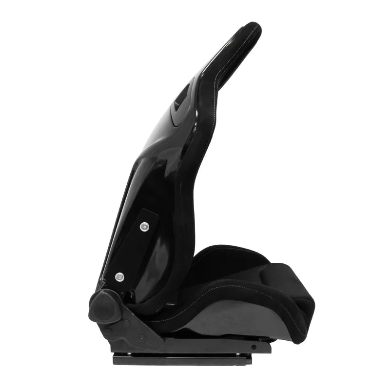 Backets NK Premium Veludo Preto e Tecido Cinza