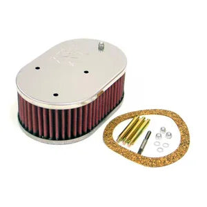 K&N Custom Racing Assembly Small Oval suitable for Pierburg 2E Assembly height 65mm (excl Ford) (56-9159)