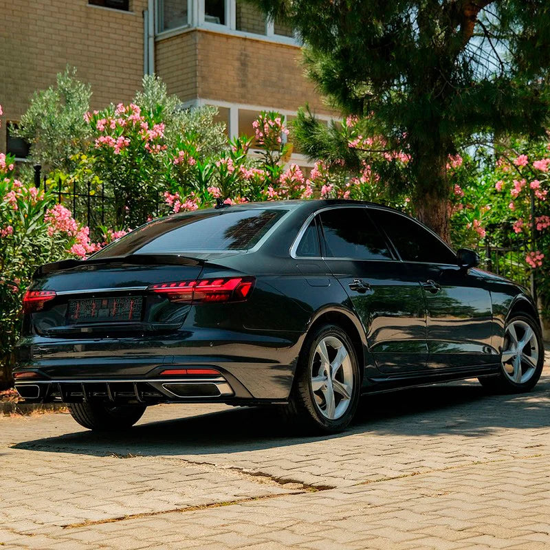Spoiler Mala Audi A4 (B9) Sedan Facelift 2019-2024 - Gloss black
