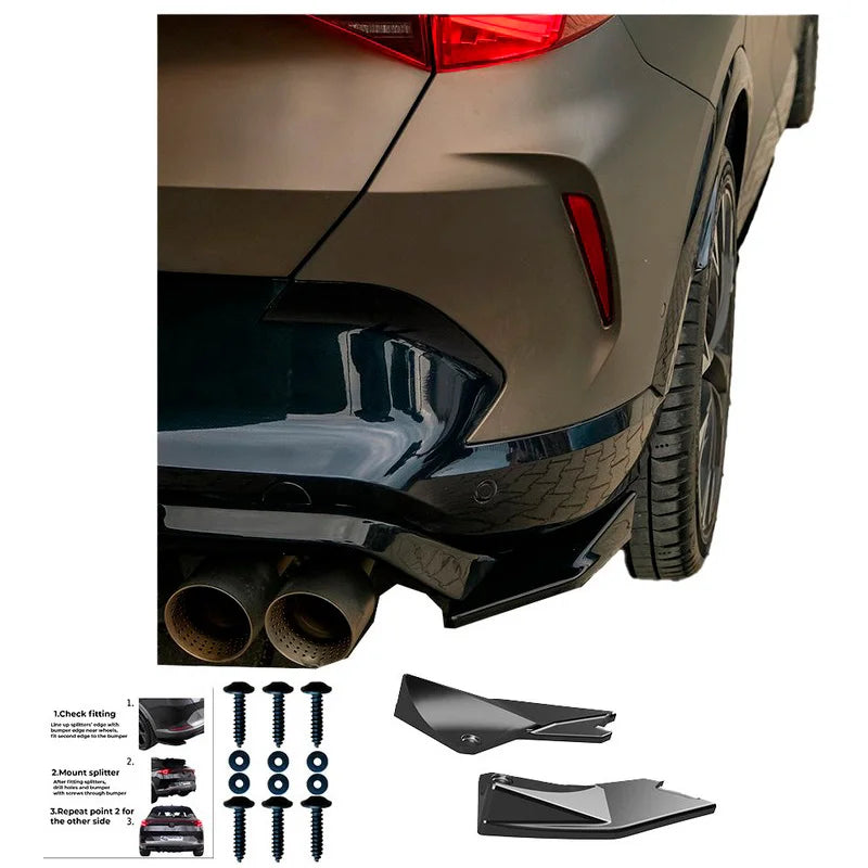 Difusores Traseiros Cupra Formentor 2020-2024 & Facelift 2024- - Version 3 - Gloss black