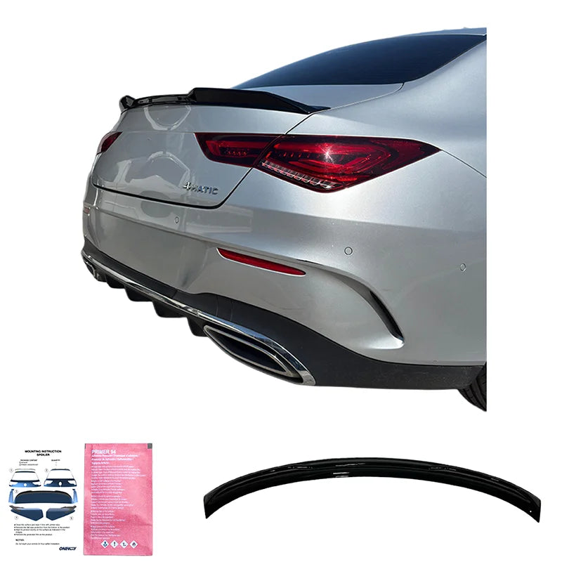 Spoiler Mala Mercedes CLA (C118) Coupe 2019-2023 incl. AMG/Aero - Gloss black