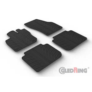 Tapetes de Borracha Skoda Kodiaq II (PS7) 2024- (T profile 4 Tapetes + Clips de encaixe)