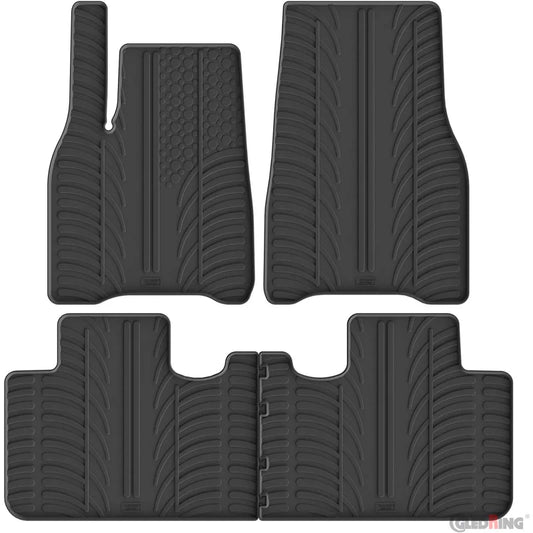 Tapetes de Borracha Tesla Model Y FL 'Juniper' 2025- (T profile 4-pieces)