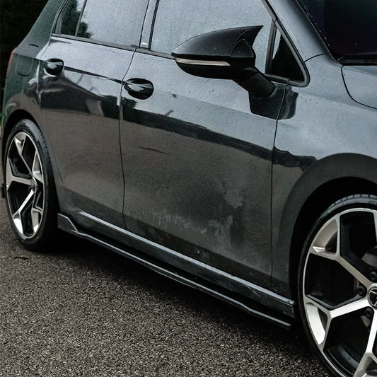 Saias Laterais VW Golf VIII HB/Variant 2020-2024 & FL 2024- excl. GTi/GTD/GTE/R/R-Line - Gloss black