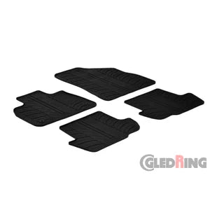 Tapetes de Borracha Citroen DS5 2012- (T profile 4 Tapetes + Clips de encaixe)