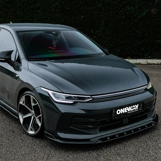 Difusor Frontal VW Golf VIII HB/Variant 2020-2024 excl. GTi/GTD/GTE/R/R-Line 'Version 2' - Gloss black (Cópia)