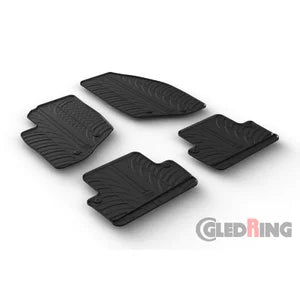Tapetes de Borracha Volvo V70/XC70 2000-2007 & S60 2000-2009 (T profile 4 Tapetes + Clips de encaixe)