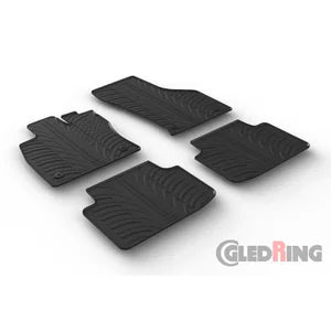 Tapetes de Borracha Volkswagen Passat 3G Sedan/Variant 2014-2023 (T profile 4 Tapetes + Clips de encaixe)