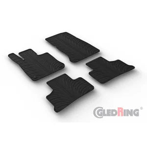 Tapetes de Borracha Mercedes GLC (X254) MHEV 2022- (T profile 4 Tapetes + Clips de encaixe)