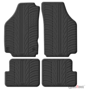 Tapetes de Borracha Lancia Ypsilon 2003-2011 (T profile 4 Tapetes + Clips de encaixe)