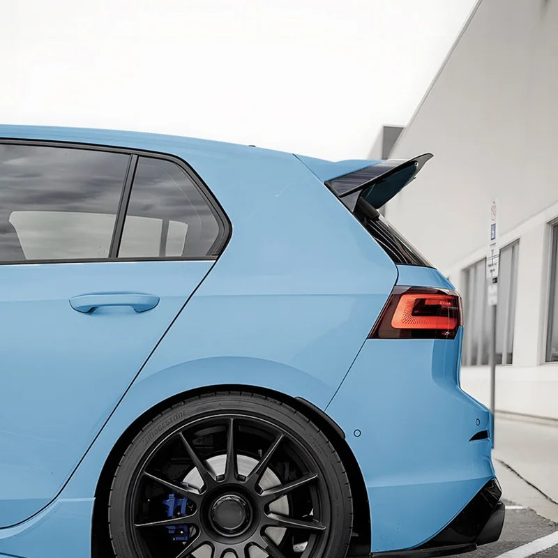 Aileron Spoiler Cap para Volkswagen Golf VIII HB 3/5-portas Clubsport/GTi R 2020- (ABS Glossy Black)