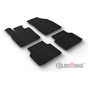 Tapetes de Borracha Volkswagen ID.4 2020- & ID.5 2021- (T profile 4 Tapetes + Clips de encaixe)