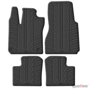 Tapetes de Borracha Renault Twingo III 2014- excl. E-Tech (T profile 4 Tapetes + Clips de encaixe)