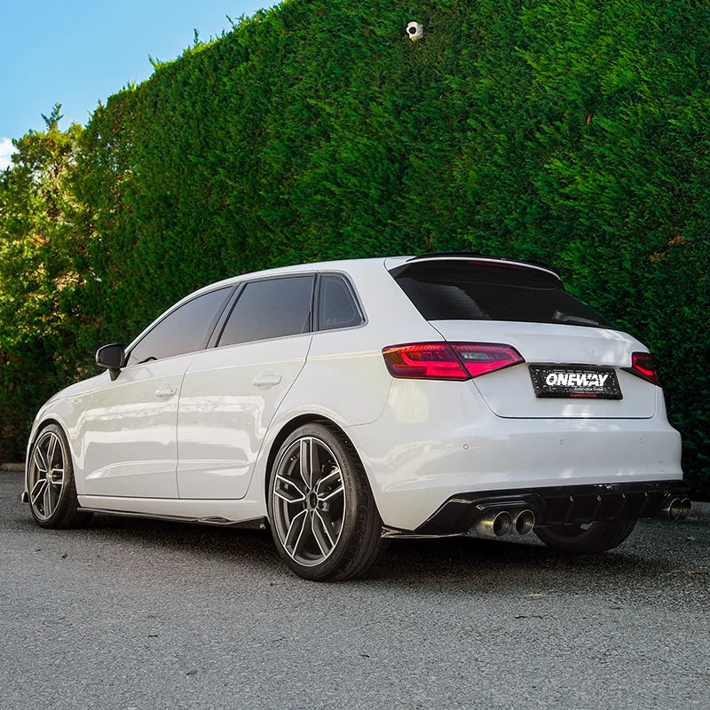 Difusores Traseiros Audi A3 (8V) Sportback 2012-2016 excl. S-Line/S3/RS3 - Gloss black