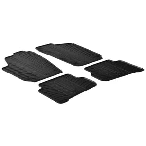 Tapetes de Borracha Volkswagen Polo 6R/6C 2009-2017 (T profile 4 Tapetes + Clips de encaixe)