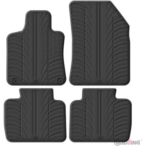 Tapetes de Borracha Peugeot 508 II 2019- (T profile 4 Tapetes + Clips de encaixe)