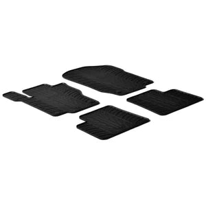 Tapetes de Borracha Mercedes M-Class W164 2005- (T profile 4 Tapetes + Clips de encaixe)