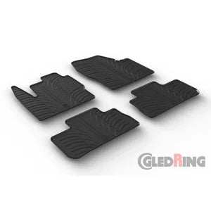 Tapetes de Borracha Landrover Freelander II 2007- (T profile 4 Tapetes + Clips de encaixe)