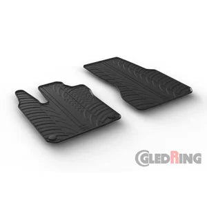 Tapetes de Borracha Smart ForTwo 453 2014- (T profile 2 Tapetes + Clips de encaixe)