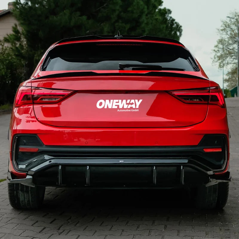 Difusor Traseiro Audi Q3 (F3N) Sportback S-Line 2019-2025 excl. RSQ3 - Gloss black