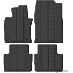 Tapetes de Borracha Mazda CX-30 8/2019- (T profile 4 Tapetes + Clips de encaixe)