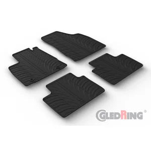 Tapetes de Borracha MG 3 Hybrid+ 2024- (T profile 4 Tapetes + Clips de encaixe)