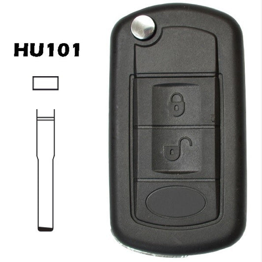 HU101 3-button Land-Rover key shell