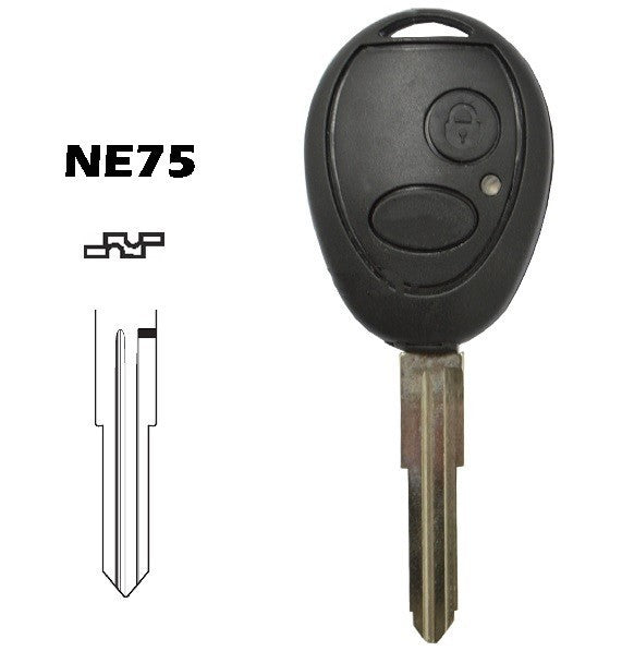 Carcaça chave NE75 2 botões Land-Rover
