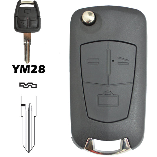 Opel 3-button key conversion kit