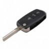 Carcaça comando chave 3 Botões para Audi Seat Skoda VW