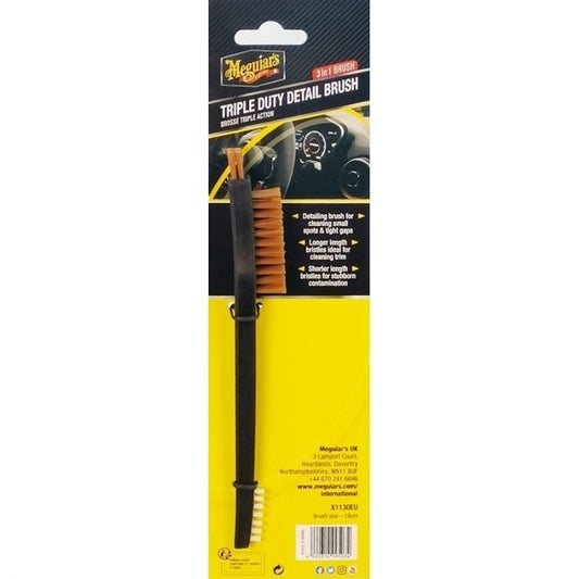 Meguiars Escova interiores Triple Duty Detail Brush