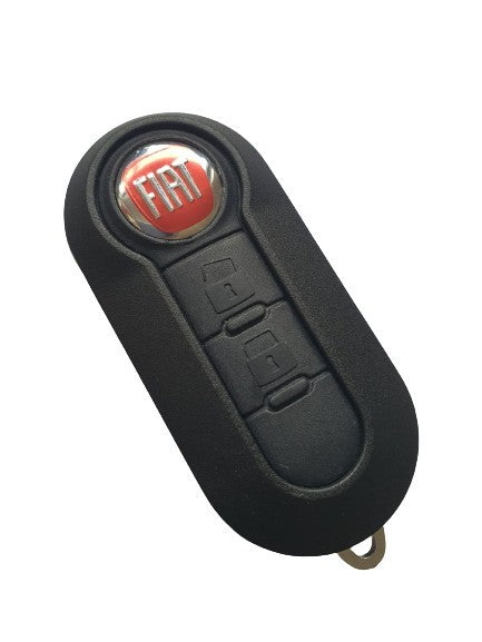 Fiat carcaça e chave Preto 2 botões