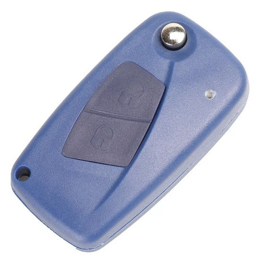 Fiat 2 botões carcaça e chave Azul
