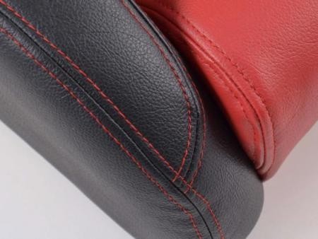Conjunto 2 Backets Dallas Napa Vermelho / Preto Costura Vermelho