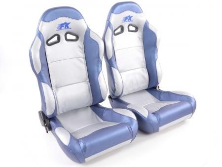 Conjunto 2 Backets SpaceLook Carbon Cinza / Azul