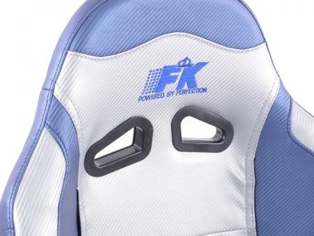 Conjunto 2 Backets SpaceLook Carbon Cinza / Azul