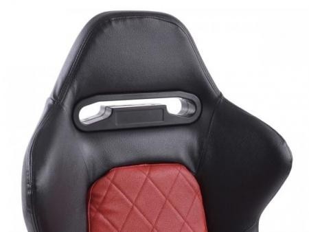Set of 2 Detroit Napa Backpacks Black / Red