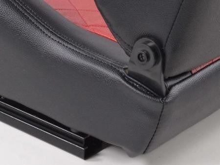Set of 2 Detroit Napa Backpacks Black / Red
