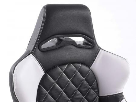 Set of 2 Las Vegas Backpacks Black / White White Stitching
